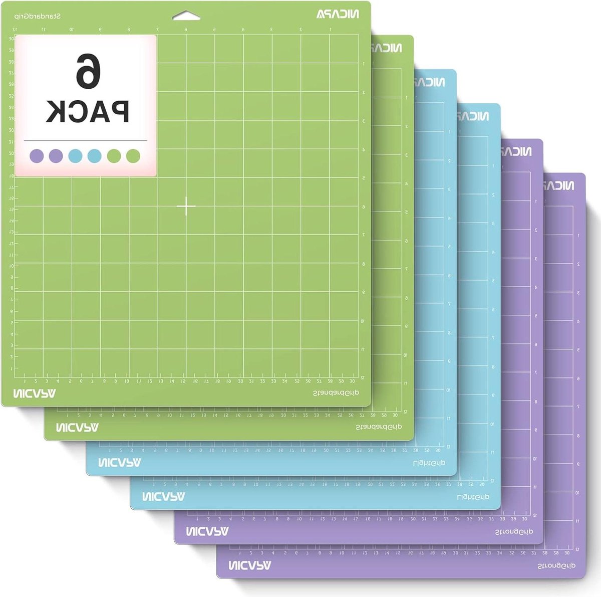 Snijmat Standardgrip voor Cricut Explore One Air 2 Maker - 305 x 305 cm - 3 stuks verpakking