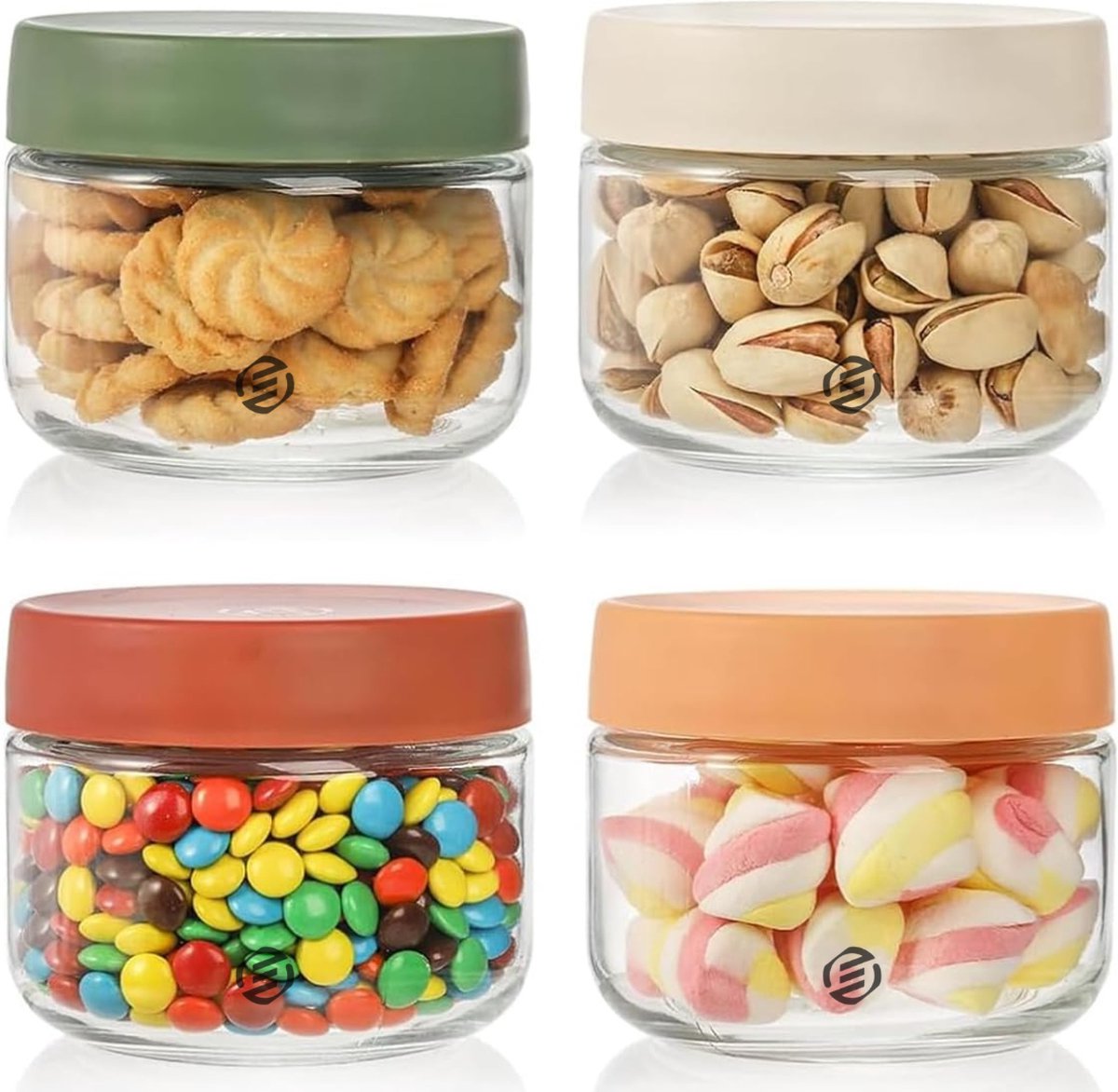 Equivera Overnight Oats Potjes - Muesli Beker - Mason Jar - Havermout - Set - Must have voor jouw ontbijt