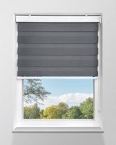 vidaXL Zebra rolgordijn 55x200 cm stofbreedte 50,9 cm polyester
