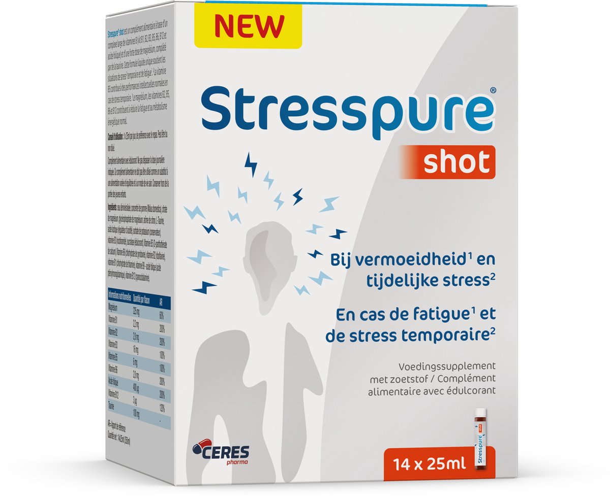 Goedkoopste Stresspure Shot 14 x 25 ml