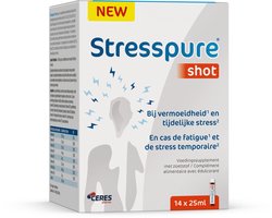 Stresspure Shot 14 x 25 ml - vermoeidheid - tijdelijke stress