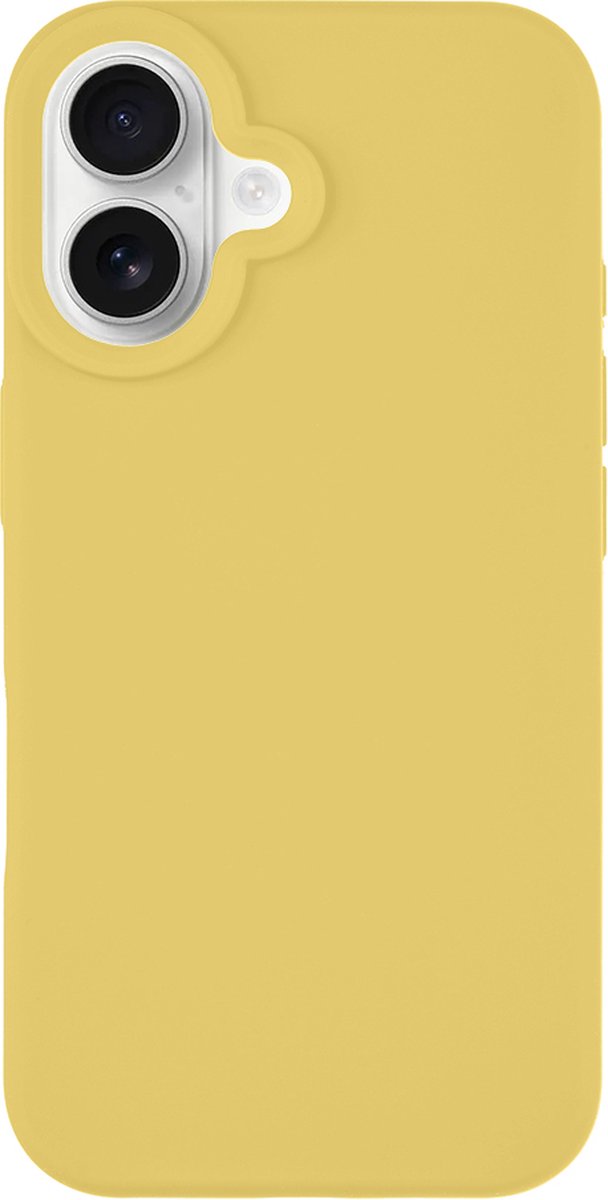 Tactical- iPhone 16 Backcover hoesje silicone - Geel