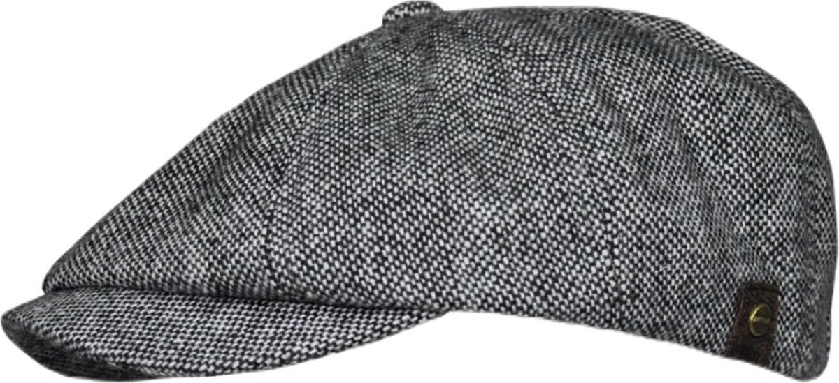 Baker boy Cap Lakota Salt & Pepper van Balke maat S (57cm)