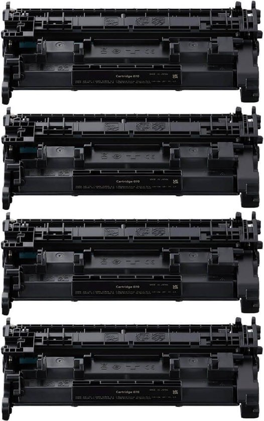 Toners Geschikt voor Canon 070 | Multipack van 4 stuks voor Canon i-SENSYS LBP243dw - LBP246dw - LBP247dw - MF461dw - MF462dw - MF465dw