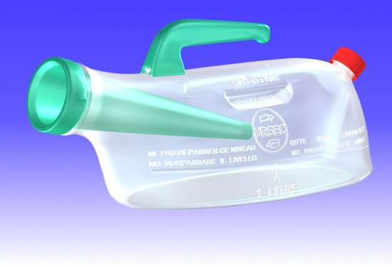 Urinoir pour homme avec protection anti-retour - URSEC® original - Urinoir à usage professionnel, également adapté à un usage privé - Miction sûre