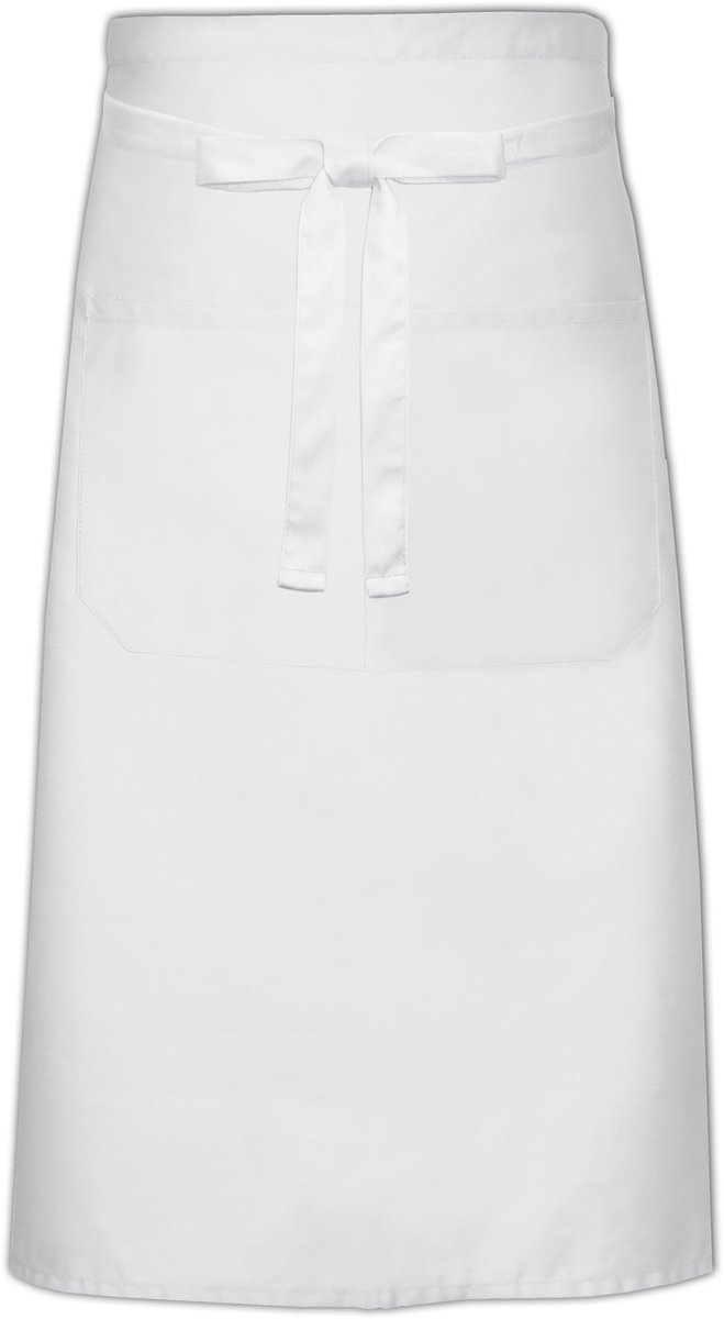 Kokssloof met zak - White - 70 x 100 cm - Link Kitchen Wear