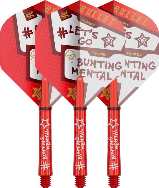 TARGET PRO GRIP STEPHEN BUNTING NO.2 FLIGHT & SHAFT KIT SHORT