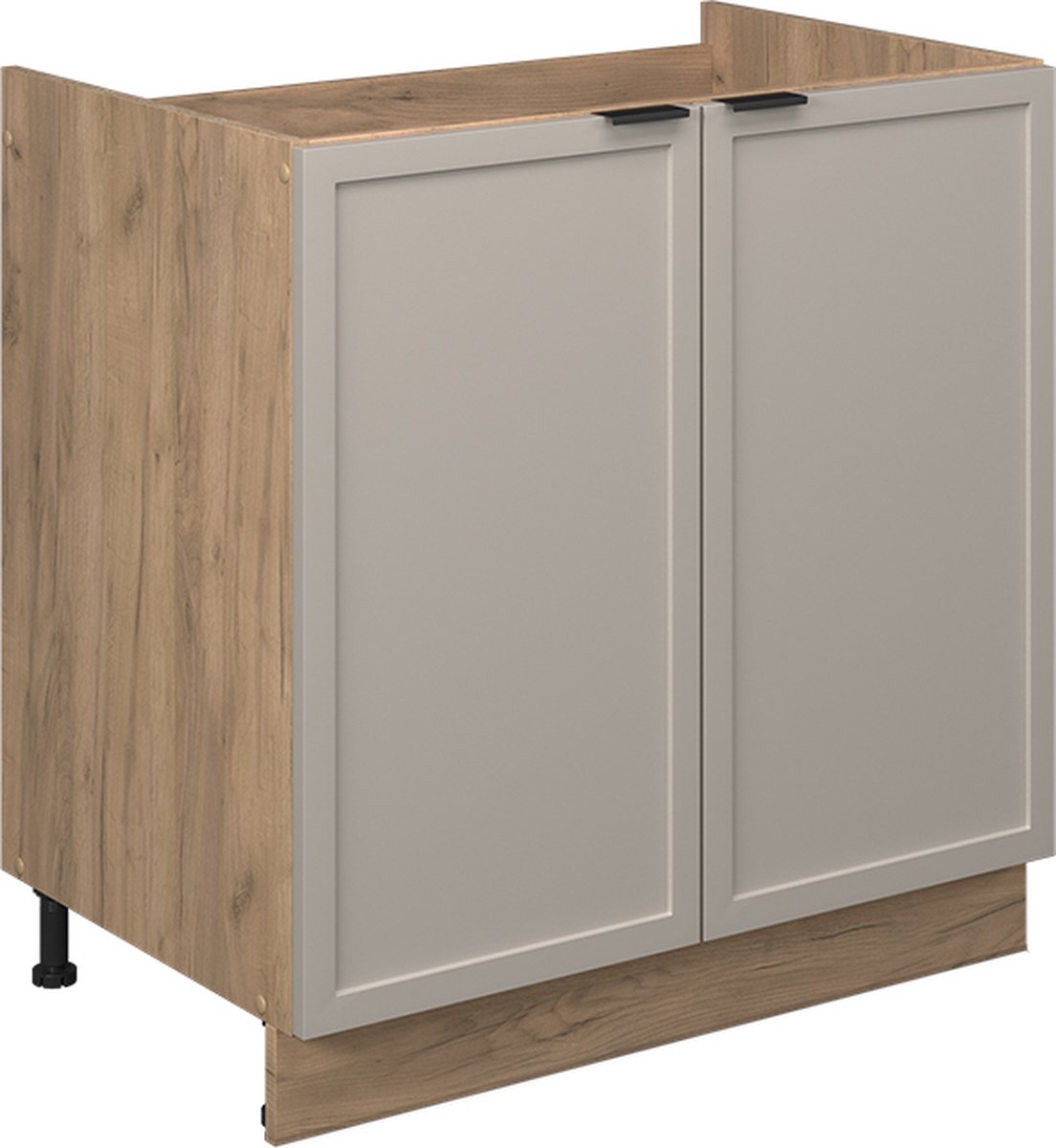 Vicco Fame-Line Wastafelonderkasten – 80 cm zonder werkblad GrijsBeige