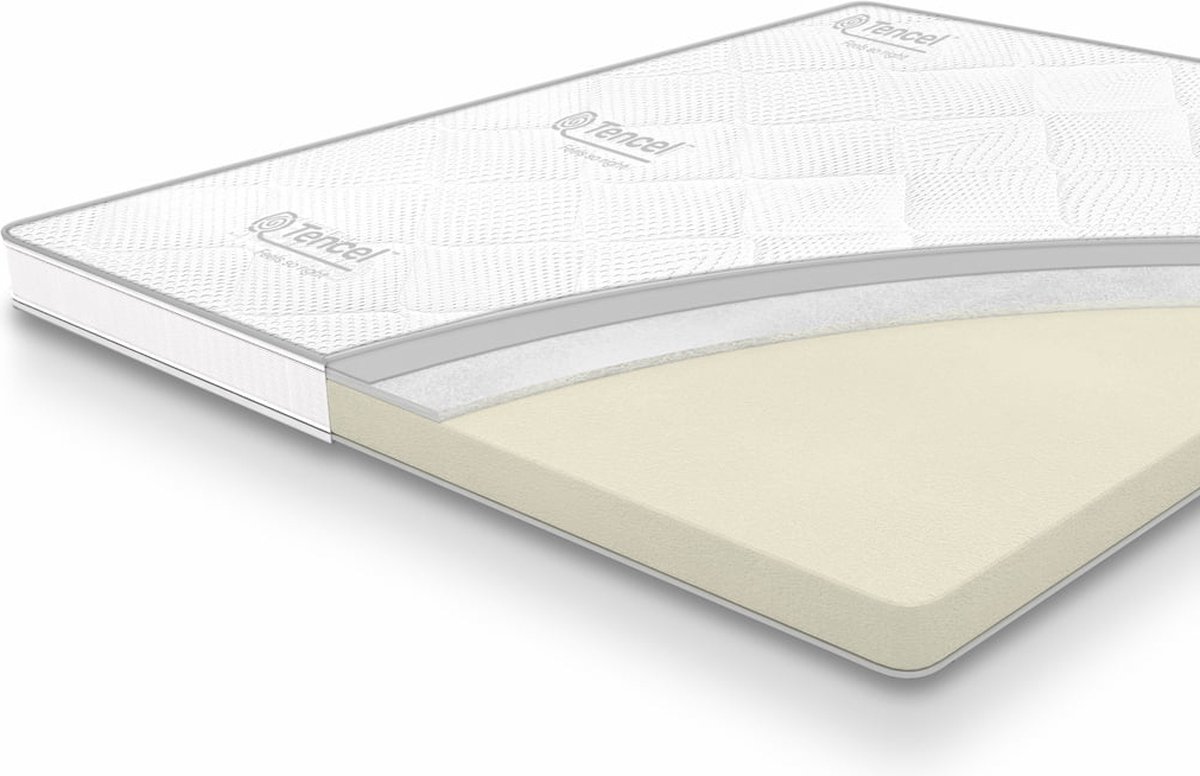 Topdekmatras traagschuim Tencel Deluxe 140x210 dikte 11 cm