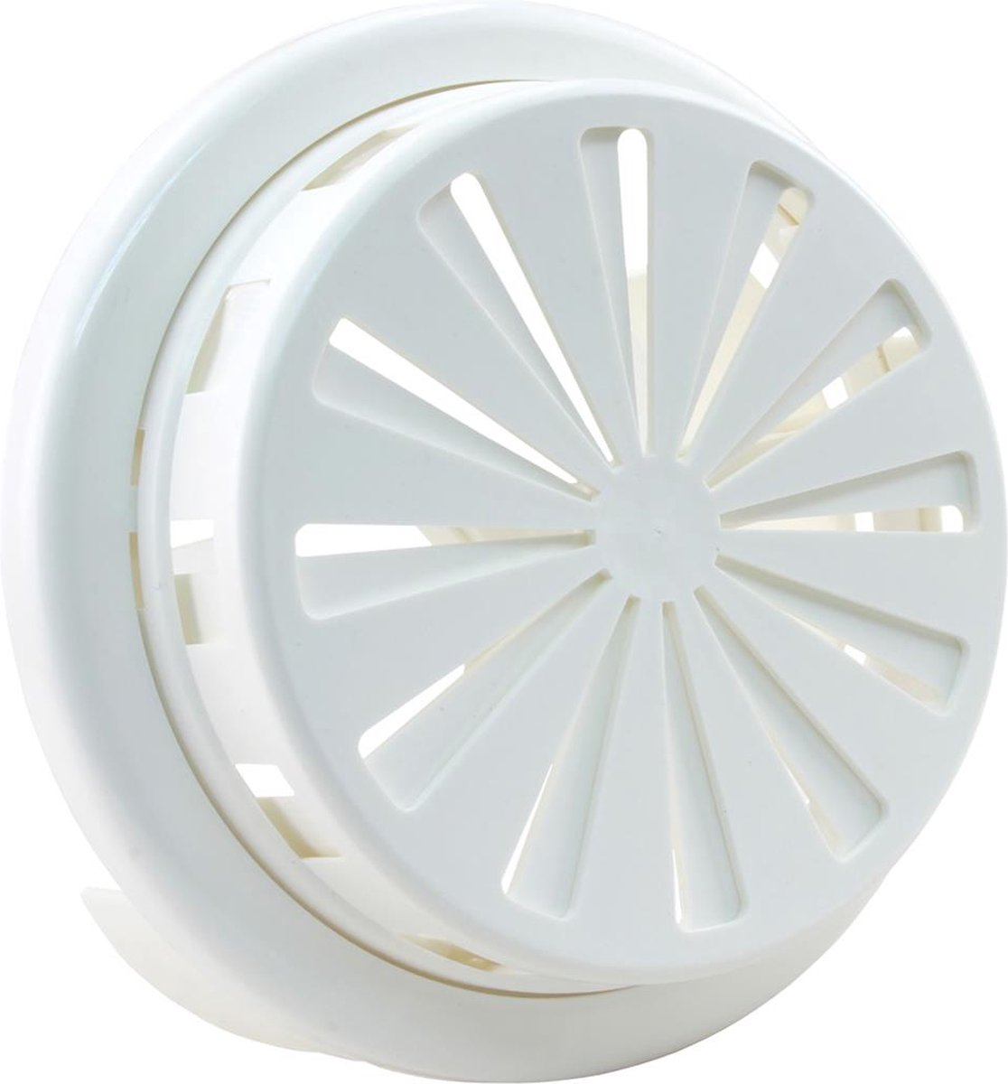 Starx ventilatierozet verstelbaar, kunststof Ø100 150mm - wit (45.708.60)