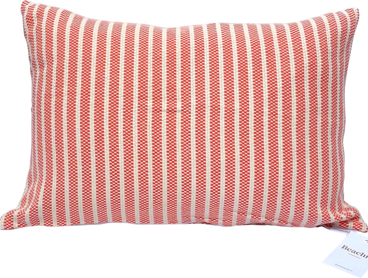 Beachie Nice Koraal 60 x 40 cm Kussenhoes zonder vulling
