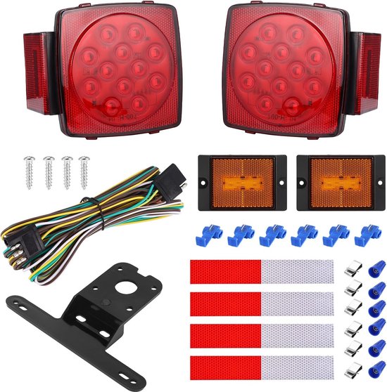 Equivera Siècle des Lumières de remorque - Set Siècle des Lumières de remorque - Éclairage de remorque - Siècle des Lumières de remorque
