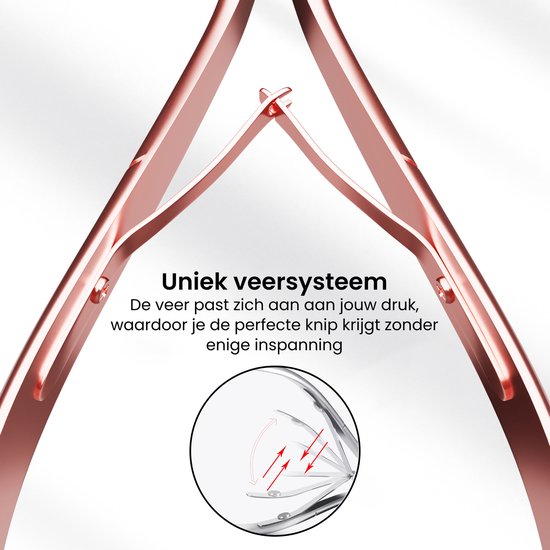 AdroitGoods 3 delige Nagelriem Knipper set - Rose Gold - Cuticle Pusher Duwer Verwijderaar Trimmer Mesje - bokkenpootje nagels
