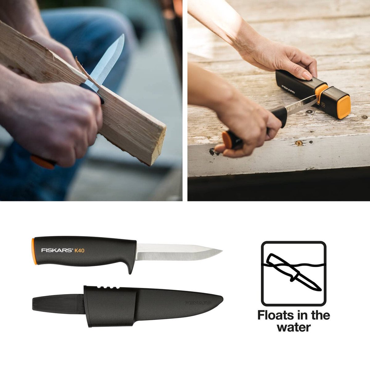 Fiskars norden bijl-en messenslijper - 1071898 afbeelding