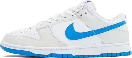 Nike Dunk Low Retro - Maat 39 - Sneakers - Wit/Blauw | bol