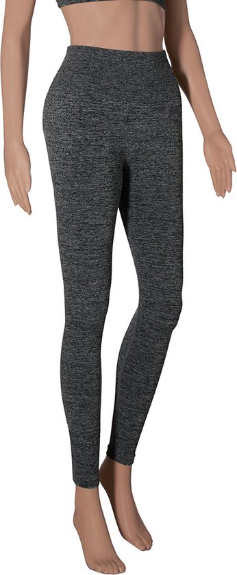 Xtreme - Ensemble de sport femme - Leggings/Crop Top - Anthracite - L - Leggings de sport - Crop top de Sport