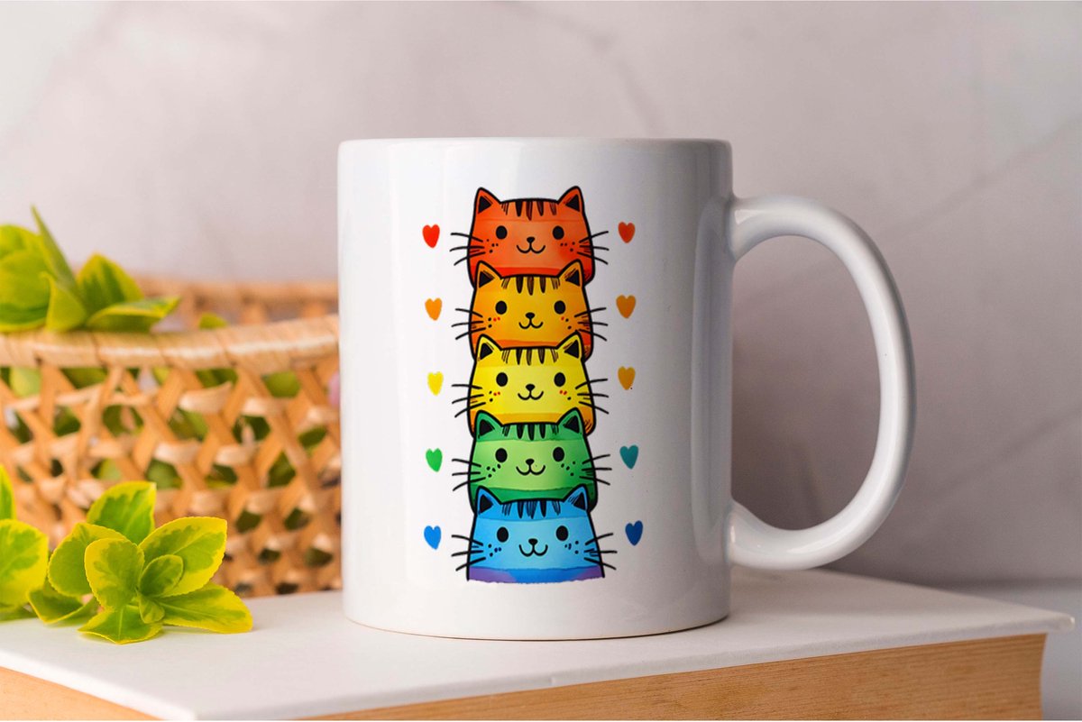 Mok Rainbow Blaze - LGBT - LGBTQ - LoveIsLove - PrideMaand - LiefdeIsLiefde - Gelijkheid