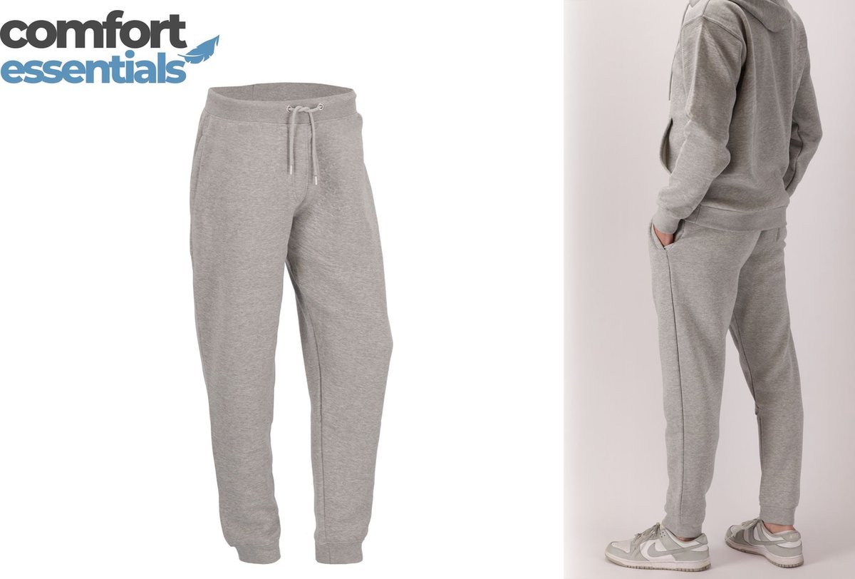Comfort Essentials Joggingbroek Heren - Grijs - M - Trainingsbroek Heren - Sweatpants - Traingspak Heren