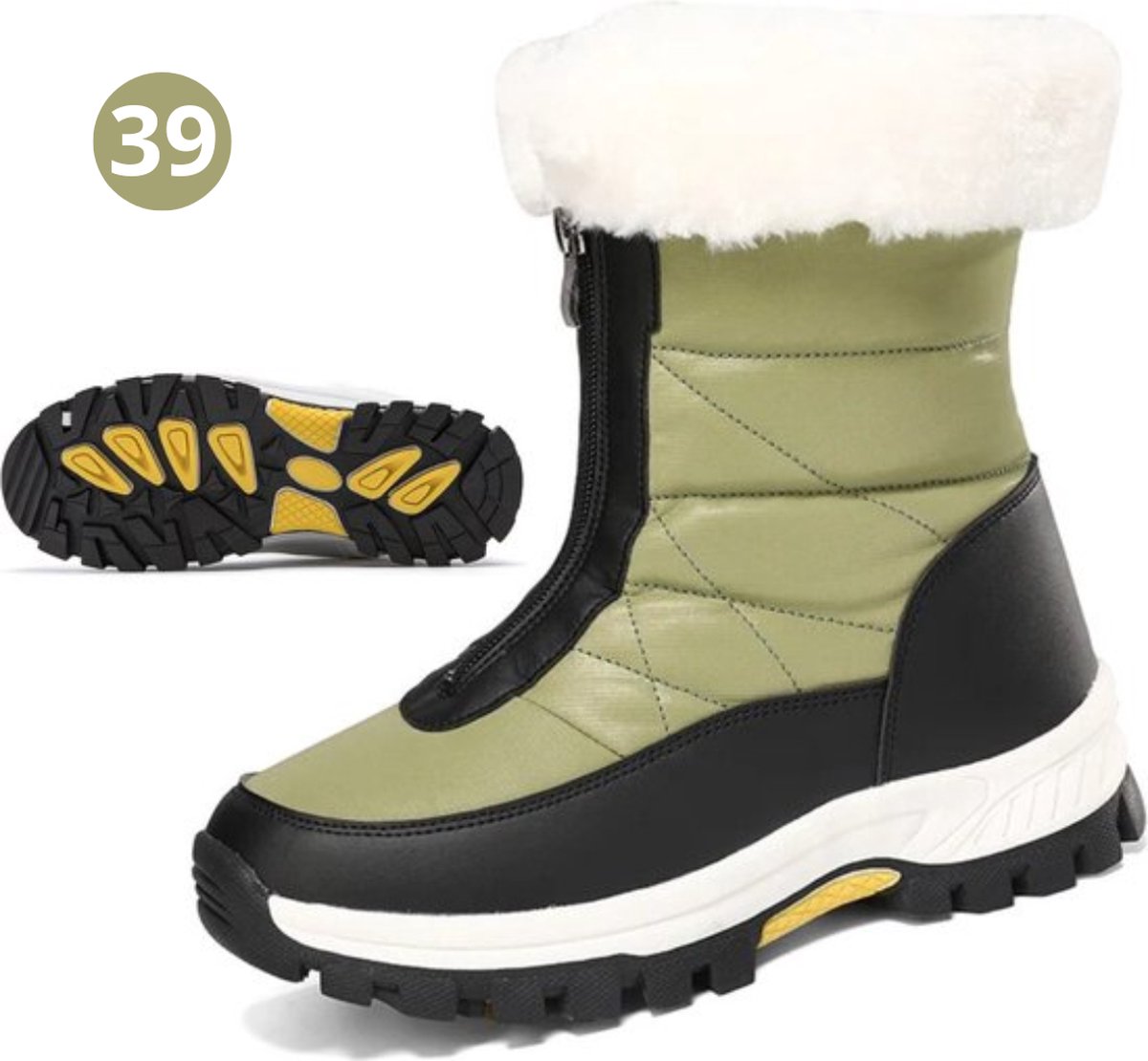 Bovista Snowboots - Sneeuwschoenen - Sneeuwboots - Dames - Wintersport - Ski - Ski Gadgets - EU39.5 - Groen