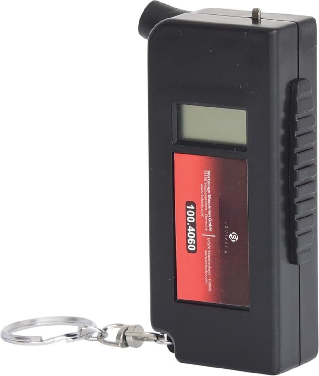 Equivera Bandenprofielmeter - Bandenspanningsmeter - Bandendrukmeter - Profielmeter - Profieldiepte Meter Autobanden - Profieldieptemeter - Bandenprofielmeters - Bandenprofiel Meter - Bandenprofielmeter Digitaal