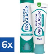 Bol.com Sensodyne Proglasur Multi Action Fresh & Clean Tandpasta 6 x 75ml Voordeelverpakking aanbieding