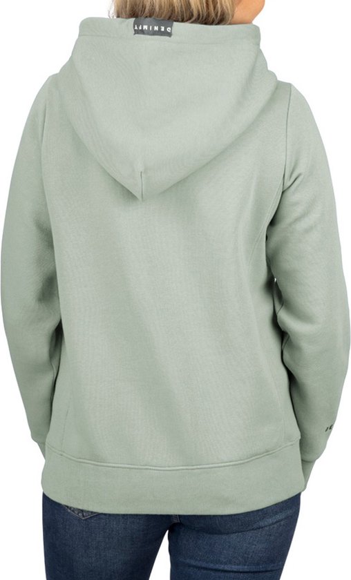 DENIMFY Pull femme DFEmma coupe régulière Vert XL Adultes Sweat à capuche Sweat à capuche
