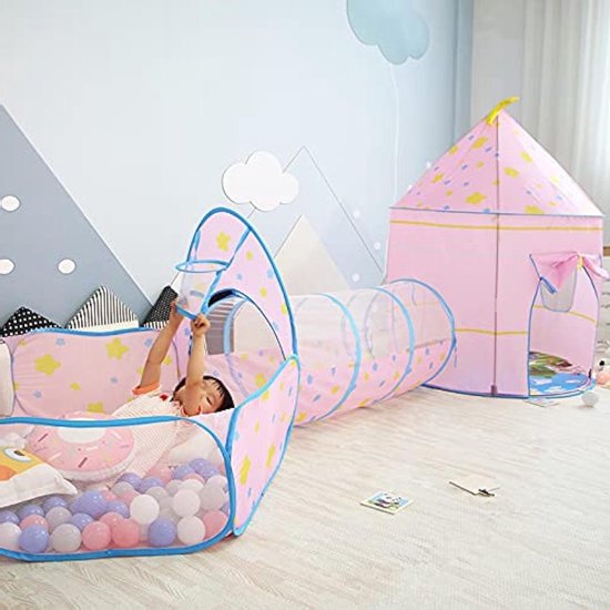 Ensemble De Jeu D'aventure 3-en-1 Pour Enfants | Tunnel Et Tipi | Extérieur – Www.littlehelper.co.uk