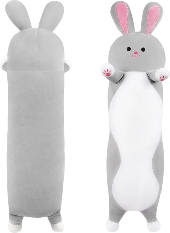 LfrAnk Mignon Lapin En Peluche Jouet De Bande Dessinée Animal Lapin Avec Vetements Poupee En Peluche Doux Enfants Cadeau Dan Amz