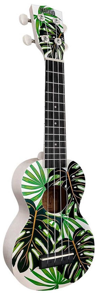 Soprano ukelele - Mahalo MA1 - Art Series - Monstera motief - Met draagtas