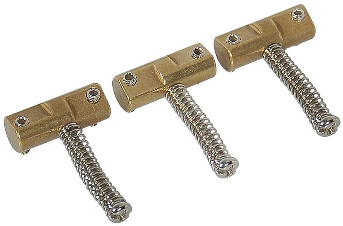 Wilkinson S-202-M Brugzadelset (Messing, 3-pack) voor B-WTB Bridges