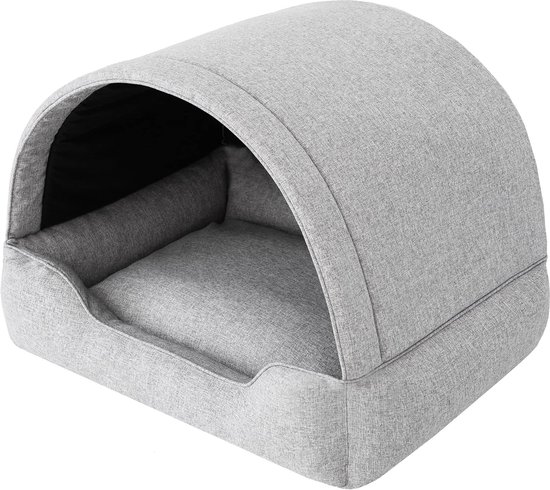 Hondenmand Snuggle Cave Sleepy Fox® Soft Touch Grijs