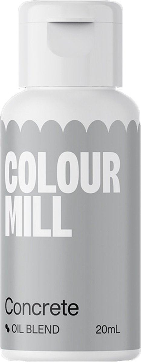 Colour Mill Oil Blend Voedingskleurstof op Oliebasis - Concrete - 20ml