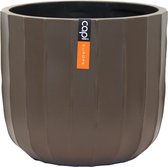 Capi Europe - Bloempot bol Craft - 17x15 - Warm taupe - Opening Ø15.4 - Bloempot voor binnen - 5 jaar garantie - BCRWT133