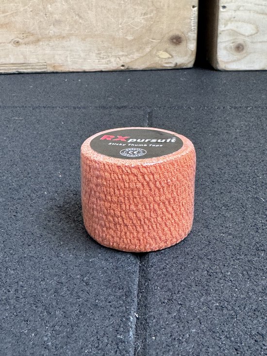 RXpursuit Lot de 3 bandes adhésives Oranje de Premium pour levage de pouce, Tape pour haltérophilie, crossfit, dynamophilie, entraînement de force. Tape de Sport athlétique