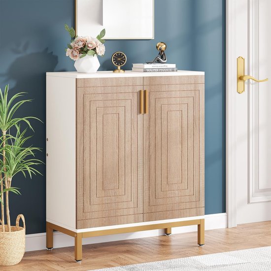Tribesigns - Étagère à chaussures pratique - Étagère à chaussures avec 6 niveaux - Armoire à chaussures - Étagère à chaussures en métal moderne - Métal - 80 x 38 x 95 cm - Wit