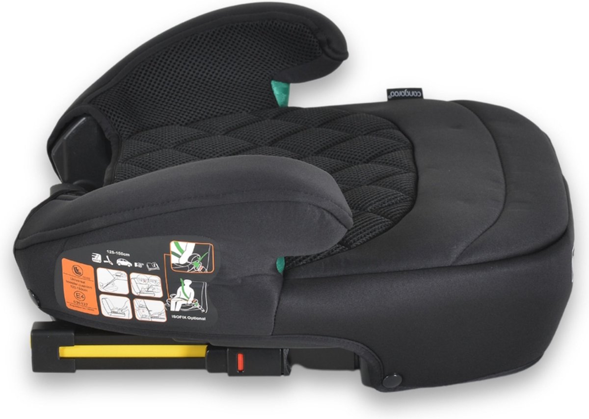 Cangaroo Autozitje Stoelverhoger - Auto Zitverhoger - Jax Black Isofix 125-150 cm i-Size Booster – foto 5