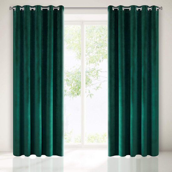 Gordijnen Kant en Klaar 100 x 70 cm Doorschijnende, Lichte Zachte, Luchtig, Elegante, met Plooiband, Stijlvol Geschikt Sheer Gordijnen Voor Woonkamer Slaapkamer Keuken, Blauw