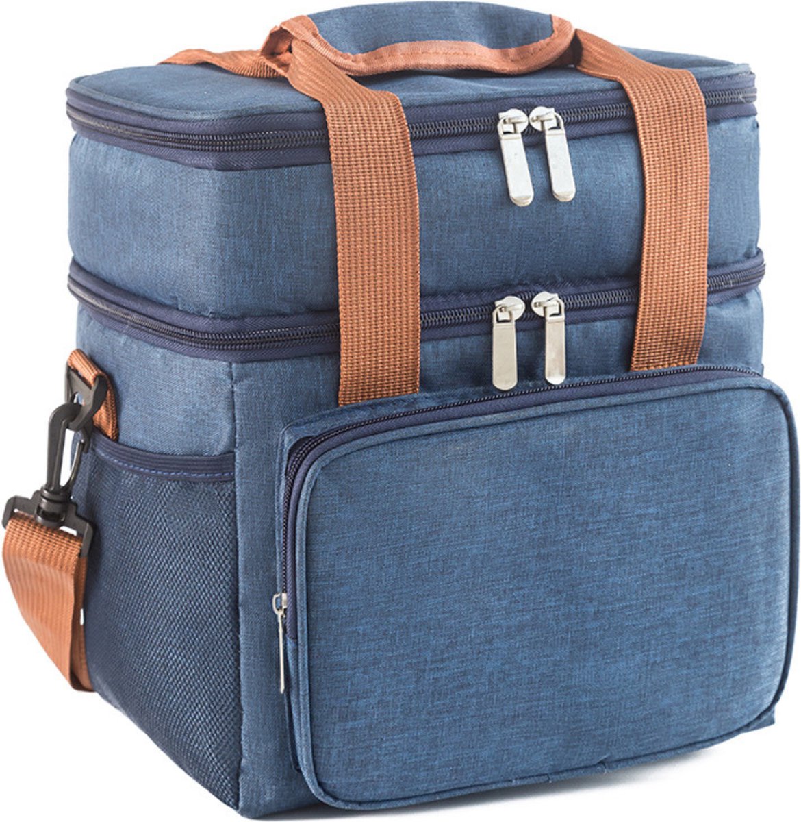 Bovista Koelbox - Koeltas - Frigobox - Autokoelbox - Lichtgewicht - Coolbox - Wielen - Draagbaar - Blauw