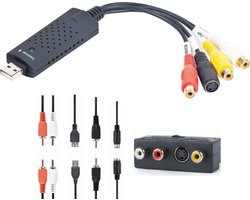 Gembird Video grabber USB 2.0/3.0 - Videobanden Digitaliseren - Incl. scart adapter - VHS Digitaliseren - Alleen geschikt voor Windows