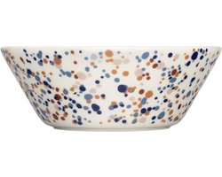 Iittala Oiva Toikka Collect Helle bowl 15cm blauw-bruin