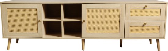 Amersfoort TV-dressoir 2 deuren en open vak - TV-dressoirs bij