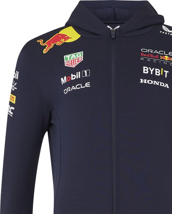 Oracle Red Bull Racing Teamline Hoody met Rits 2024 XXXXL - Max Verstappen - Sergio Perez van Oracle Red Bull Racing — afbeelding 5