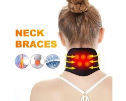 Magnetische Nekband – Nekbrace – Nekverwarmer – Neksteun – Zelfverwarmende Nekbrace - LOUZIR