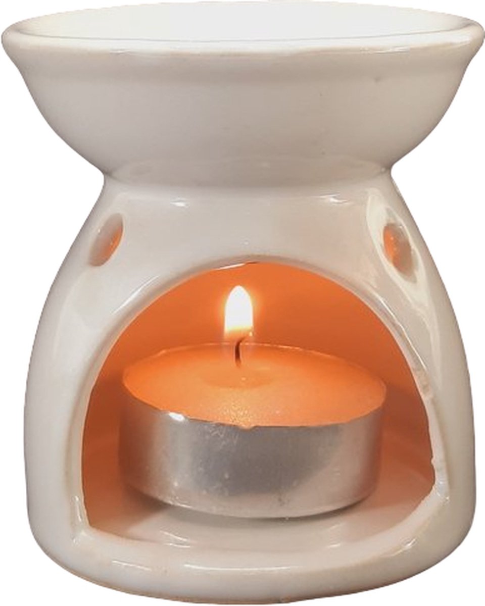 Goedkoopste Aromabrander, Oliebrander - Aromalamp, Olieverdamper voor Etherische Olie en Essentiële Olie, Geurzout en Wax Melts - 7cmx7cmx7cm