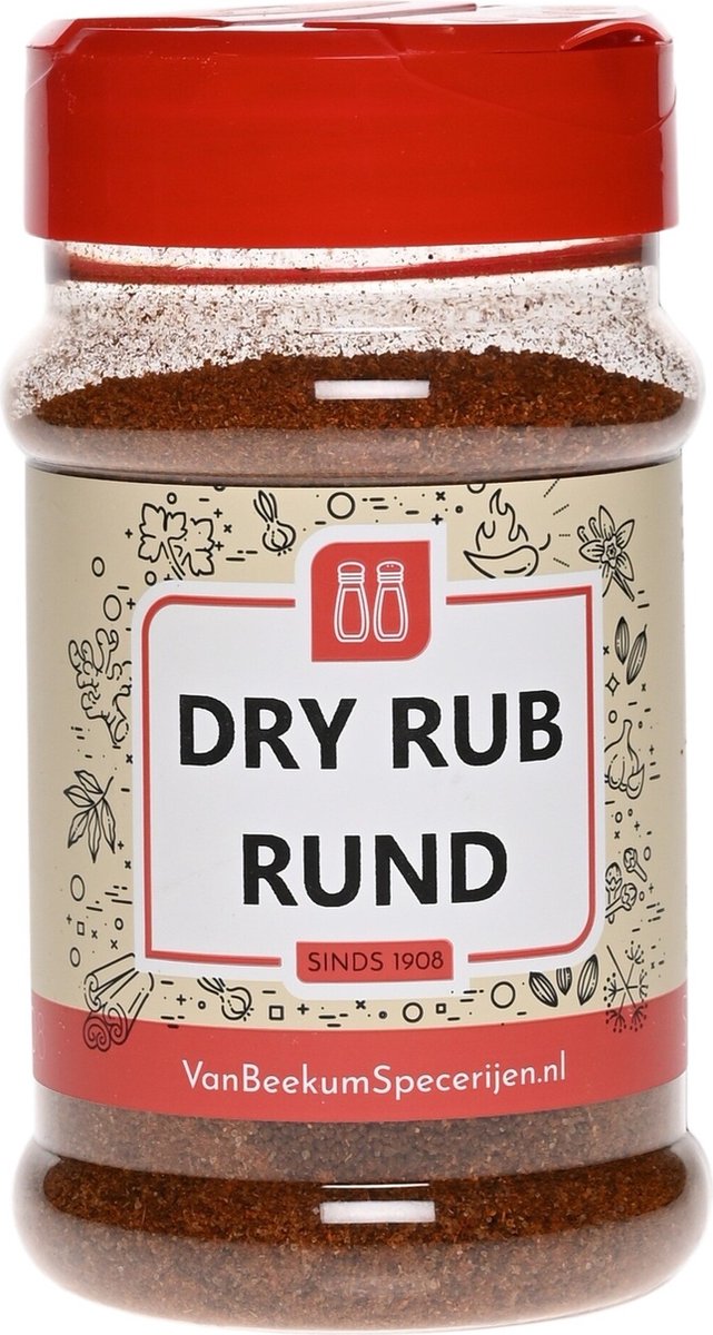 Goedkoopste Van Beekum Specerijen - Dry Rub Rund - Strooibus 200 Gram