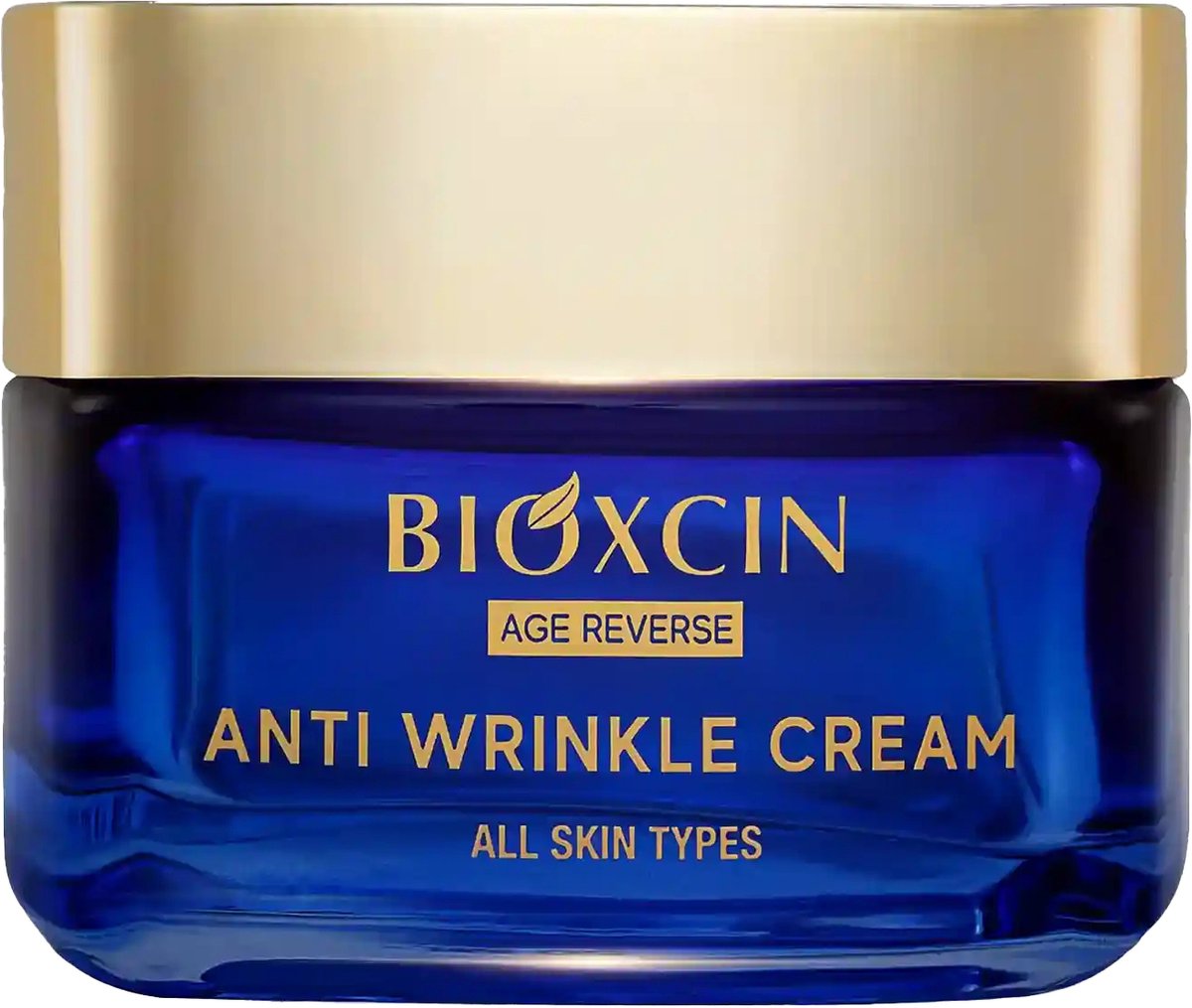 Goedkoopste Bioxcin Age Reverse Anti-Rimpel Crème – Collageen Retinol Hyaluronzuur – 50 ml – Rimpelvermindering & Huidversteviging - Gezichtsverzorging - Huidverzorging