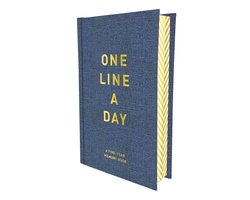 Denim One Line a Day - Dagboek voor 5 jaar - A Five-Year Memory Book