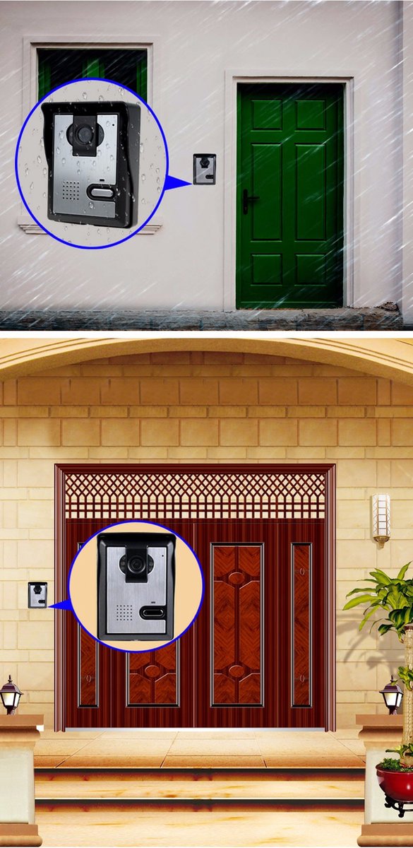 Home-Locking complete deur videofoon 4 draads.DT-2246 van Home-Locking — afbeelding 3