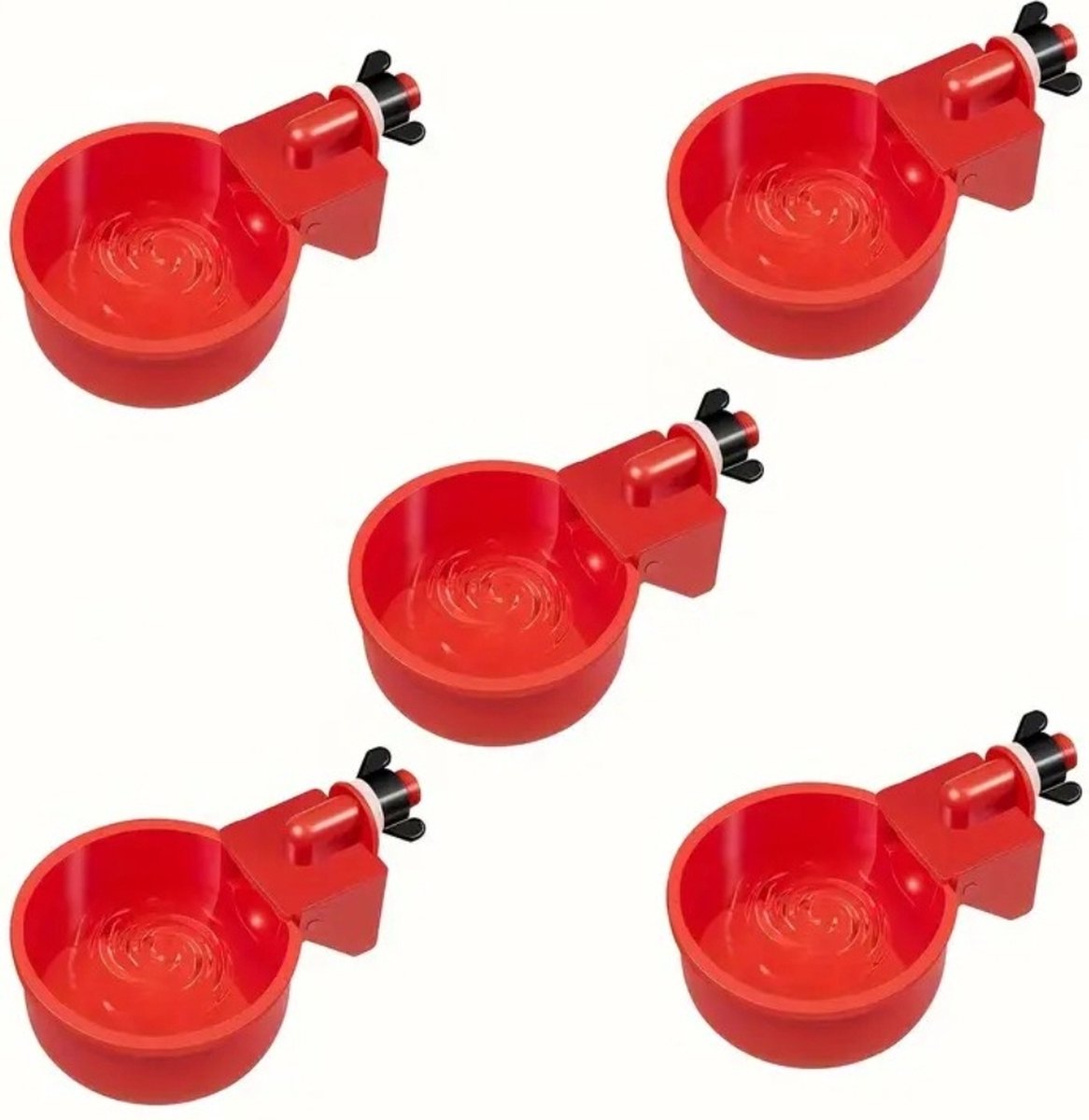 UniEggĀ® Professioneel Drinkcupjes voor kuikens – kippen – knaagdieren (worden per 3 verkocht) – innovatief – drinksysteem voor kippen – kuikens en knaagdieren – rood – automatische stop functie UniEggĀ® Professioneel Drinkcupjes voor kuikens – kippen – knaagdieren (worden per 3 verkocht) – innovatief – drinksysteem voor kippen – kuikens en knaagdieren – rood – automatische stop functie