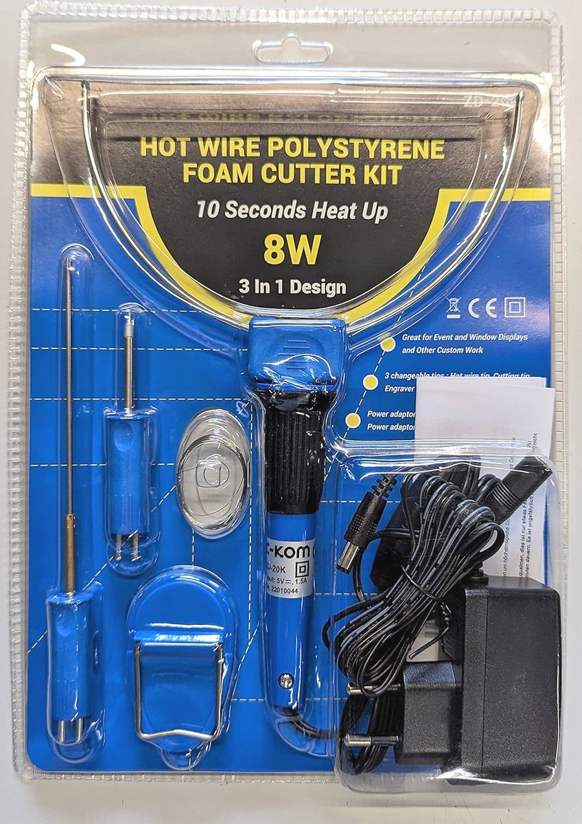 Elektrische Piepschuimsnijder voor Efficiënt Snijden van Diverse Materialen -... | bol
